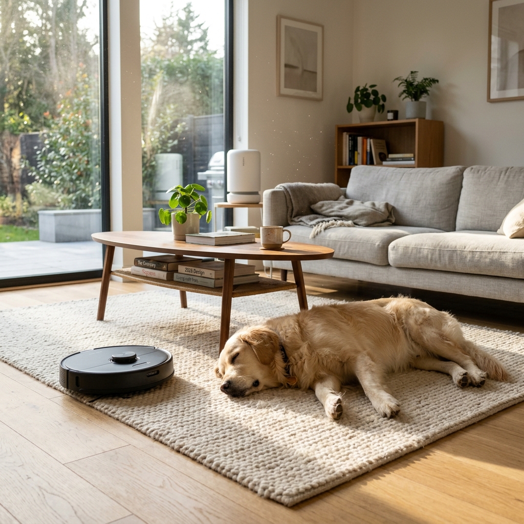 Robot vacuum cleaning pet odour 2026 - fresh home scent.